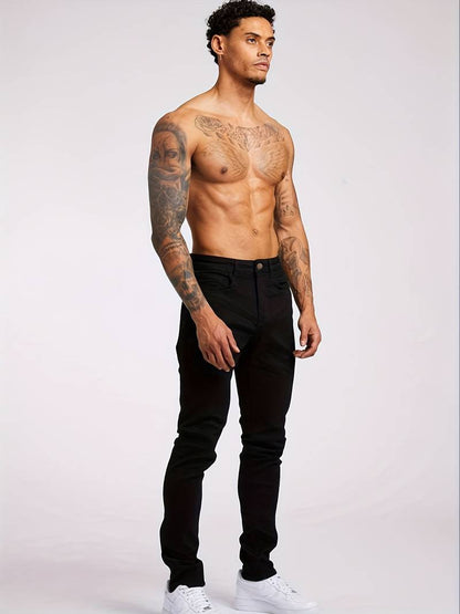 Jean Droit avec Coupe Ajustée pour Homme | Idéal pour un Usage Quotidien