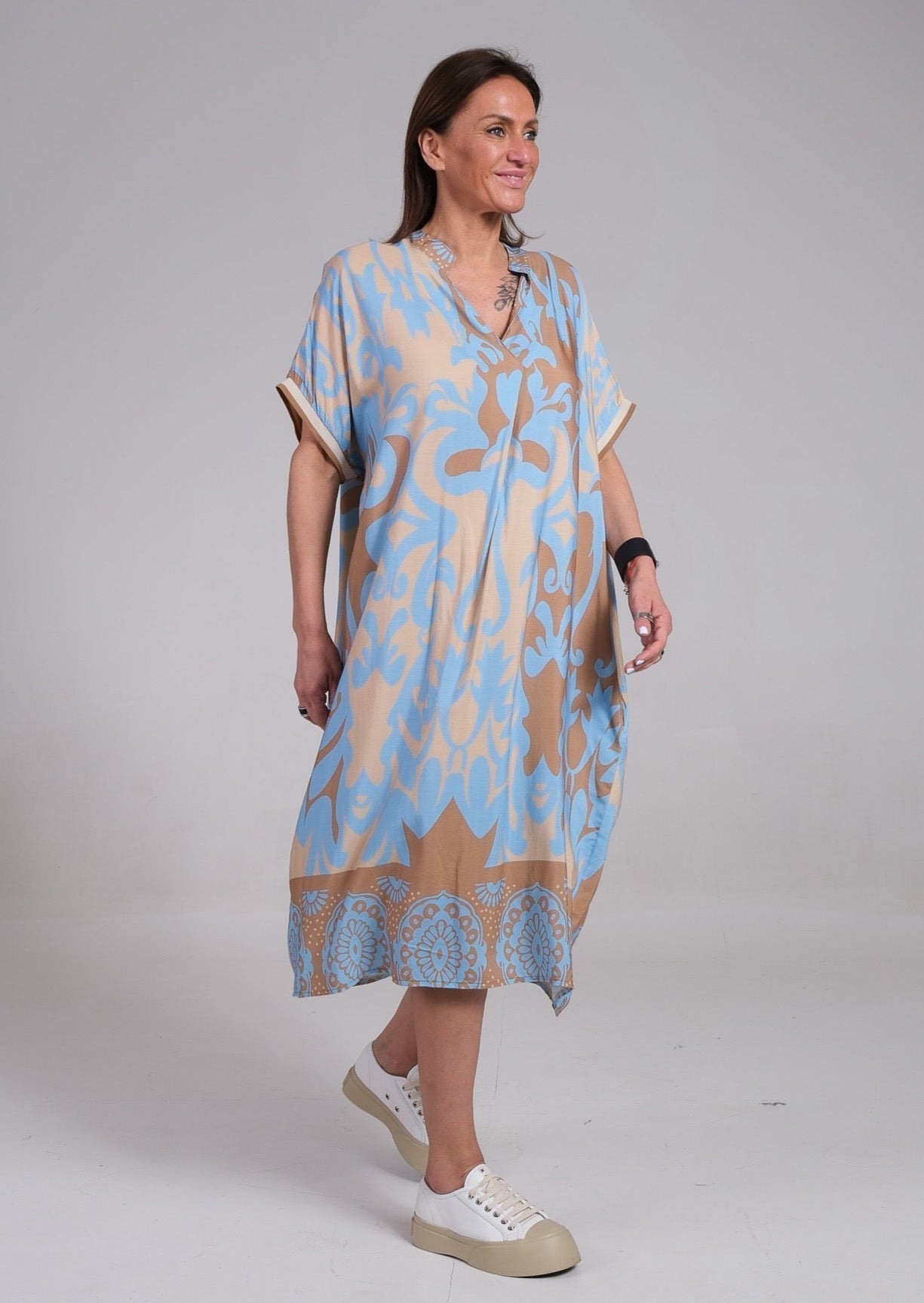 Robe À Motif Floral Avec Taille Ajustée Pour Femme | Idéale Pour Le Quotidien Et Les Occasions Décontractées