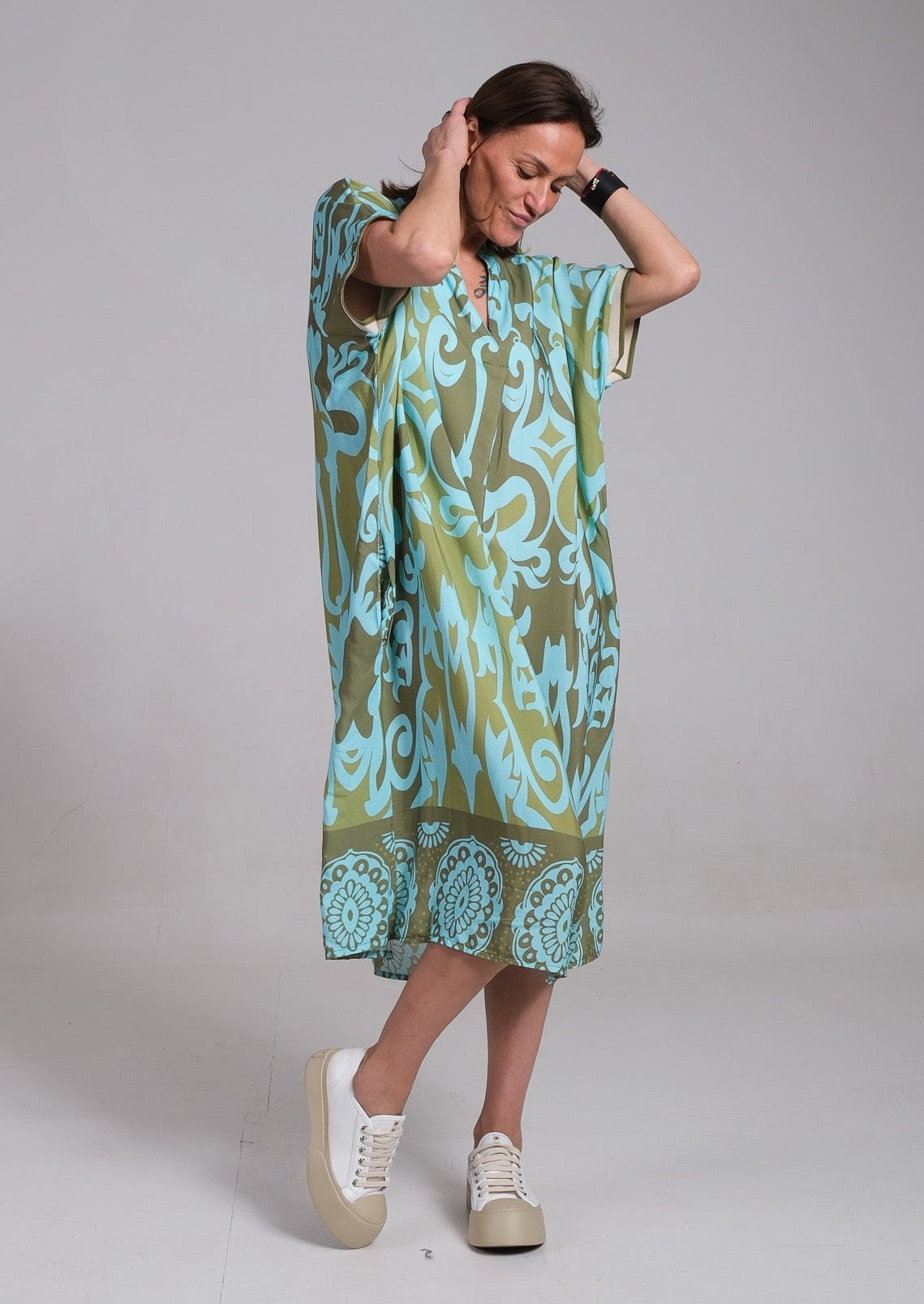 Robe À Motif Floral Avec Taille Ajustée Pour Femme | Idéale Pour Le Quotidien Et Les Occasions Décontractées