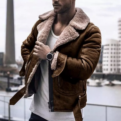 Veste Longue avec Capuche et Fermeture Zippée pour Homme | Idéale pour la Saison Hivernale