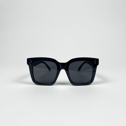 Lunettes De Soleil Carrées Avec Monture Noire Pour Femmes | Idéal Pour Usage Quotidien Et Extérieur