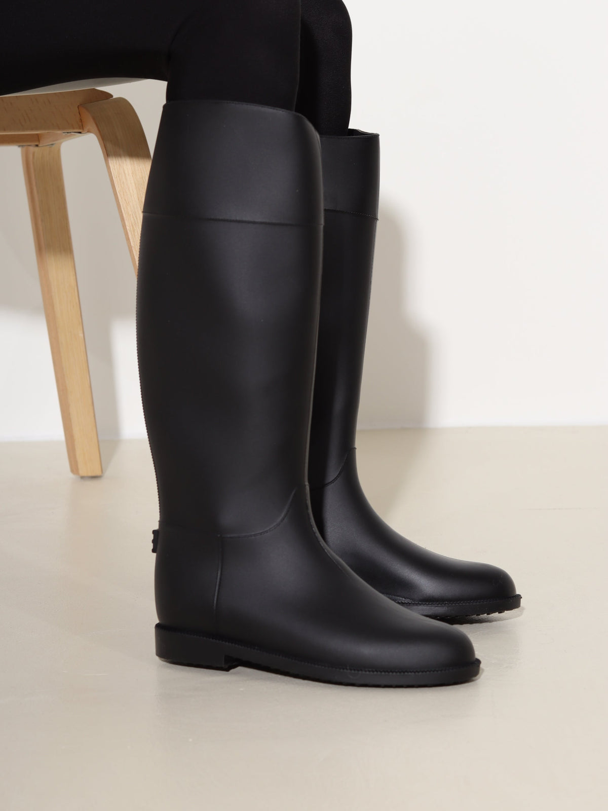 Bottes hautes à bout arrondi pour femmes