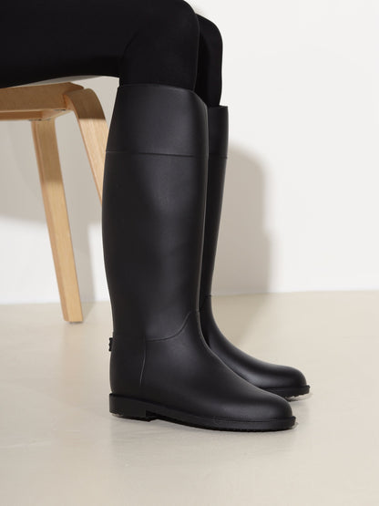 Bottes hautes à bout arrondi pour femmes