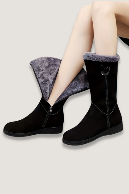 Bottes hautes doublées pour femmes