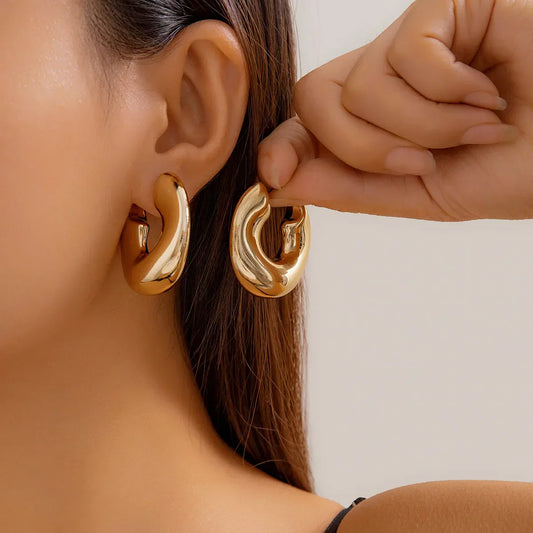 Boucles D’Oreilles En Forme De C pour Femme | Idéales pour Le Quotidien Et Les Occasions
