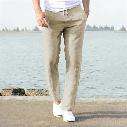 Pantalon avec Taille à Cordon Réglable pour Homme | Idéal pour le Quotidien et les Loisirs