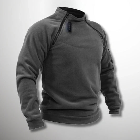 Pull Zippé pour Hommes Avec Poches Fonctionnelles | Idéal pour Les Activités En Plein Air