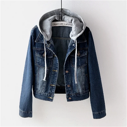 Veste en Jean avec Capuche pour Femme | Idéale pour la Mi-Saison