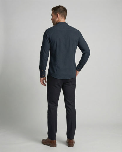 Chemise À Coupe Slim Avec Col Classique Pour Hommes | Idéale Pour Le Quotidien Et Les Occasions Formelles