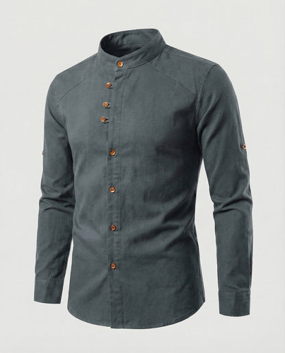 Chemise À Coupe Slim Avec Col Classique Pour Hommes | Idéale Pour Le Quotidien Et Les Occasions Formelles