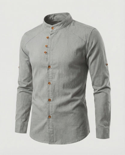 Chemise À Coupe Slim Avec Col Classique Pour Hommes | Idéale Pour Le Quotidien Et Les Occasions Formelles