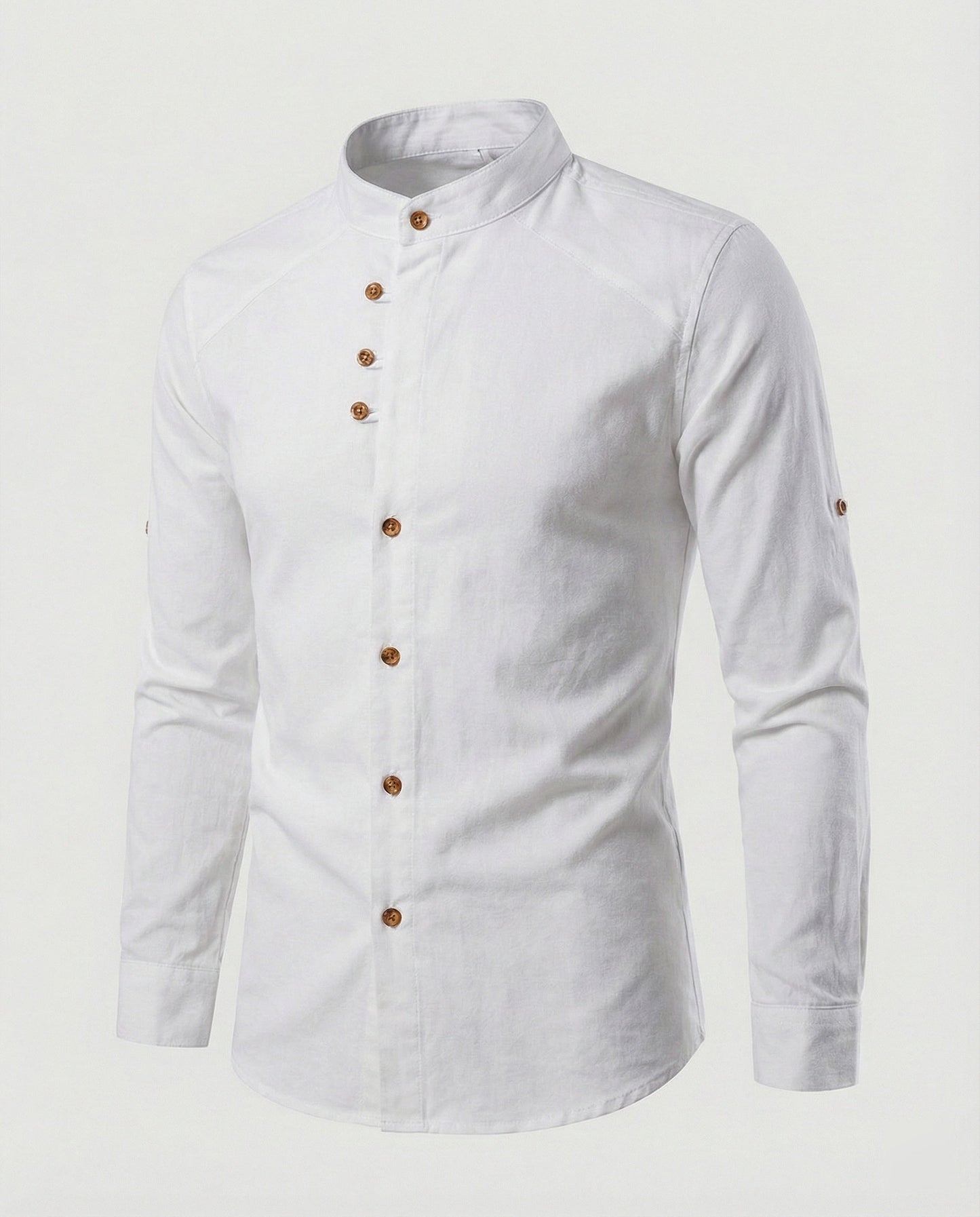 Chemise À Coupe Slim Avec Col Classique Pour Hommes | Idéale Pour Le Quotidien Et Les Occasions Formelles