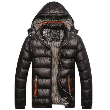 Veste Matelassée avec Fermeture Éclair et Poches pour Homme | Idéale pour l’Hiver
