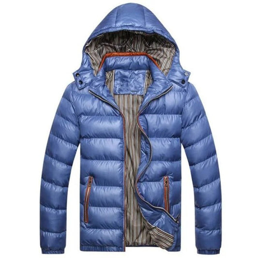 Veste Matelassée avec Fermeture Éclair et Poches pour Homme | Idéale pour l’Hiver