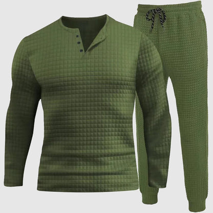 Ensemble Homme avec Chemise Manches Longues Et Pantalon | Idéal pour Le Printemps Et L’Été