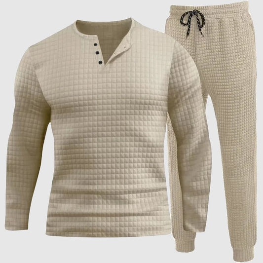 Ensemble Homme avec Chemise Manches Longues Et Pantalon | Idéal pour Le Printemps Et L’Été