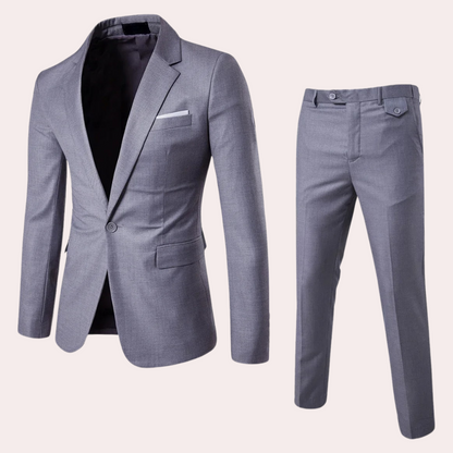 Costume Deux Pièces Avec Coupe Ajustée Pour Homme | Idéal Pour Occasions Formelles