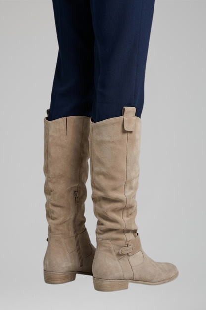 Bottes hautes à boucle pour femmes