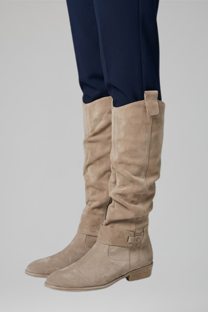 Bottes hautes à boucle pour femmes