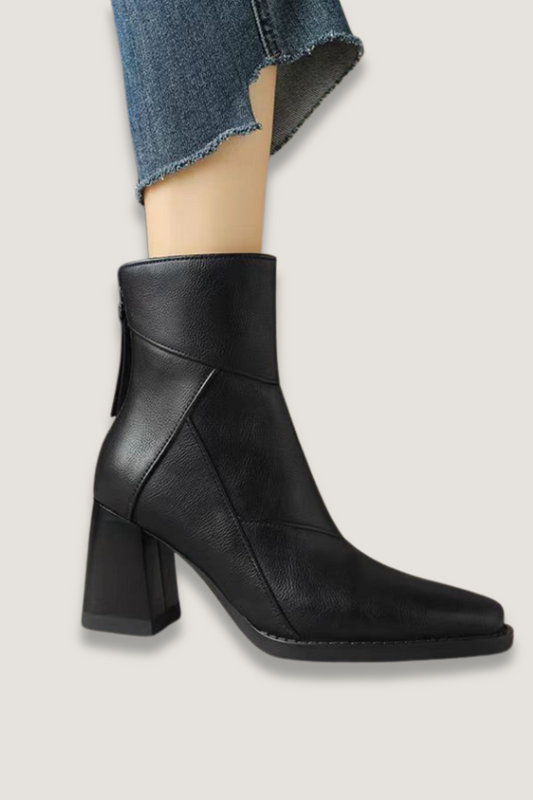Bottines à bout carré pour femmes