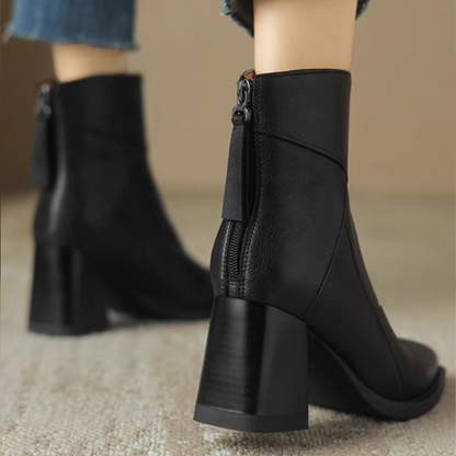 Bottines à bout carré pour femmes