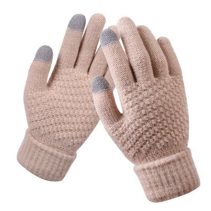 Gants d’Hiver avec Motif Texturé pour Femme | Idéals pour les Journées Froides