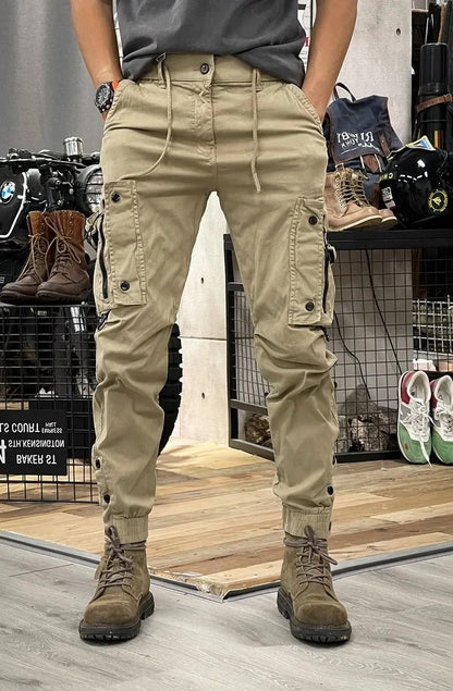 Pantalon Cargo Avec Taille Élastique Et Poches Multiples Pour Hommes | Idéal Pour Les Activités Quotidiennes