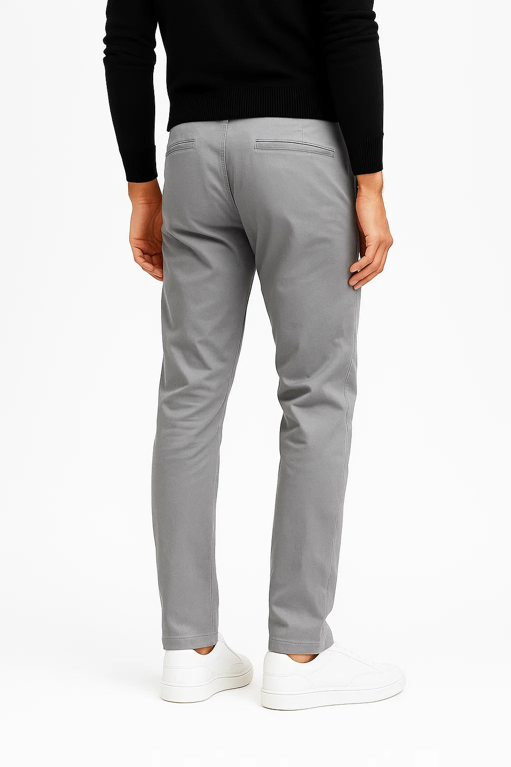 Pantalon Chino Droit pour Homme avec Taille Confortable | Idéal pour le Travail et les Sorties Quotidiennes