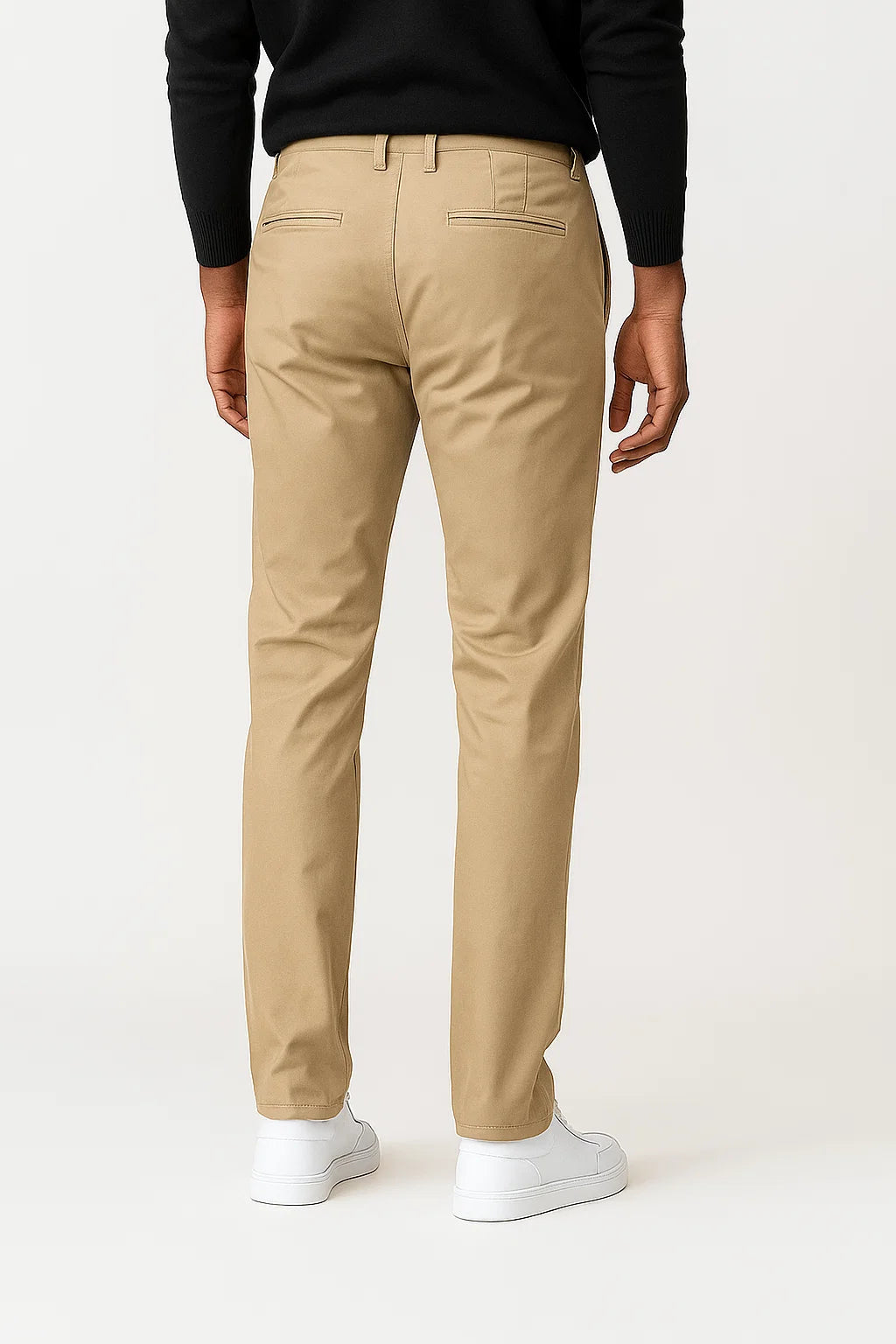 Pantalon Chino Droit pour Homme avec Taille Confortable | Idéal pour le Travail et les Sorties Quotidiennes