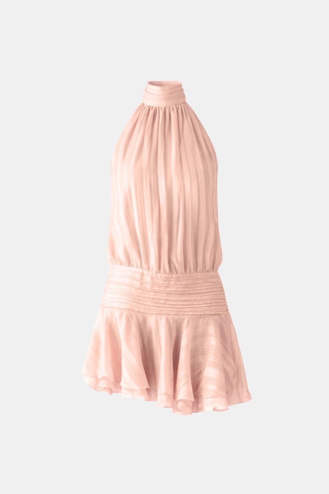 Robe Mini Avec Col Halter Et Dos Ouvert Pour Femme | Idéal Pour Soirées Et Événements