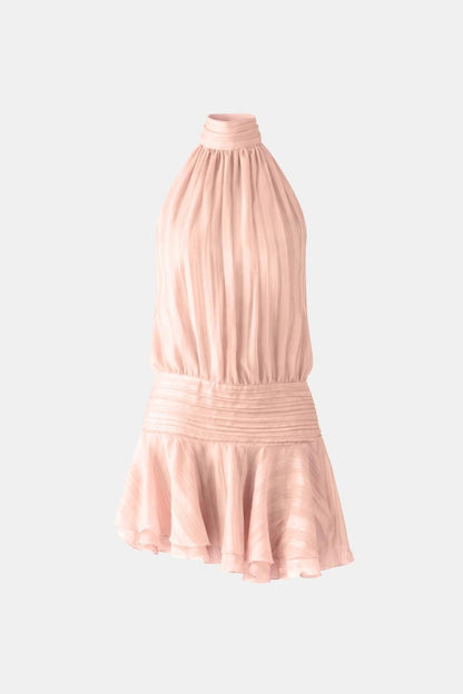 Robe Mini Avec Col Halter Et Dos Ouvert Pour Femme | Idéal Pour Soirées Et Événements