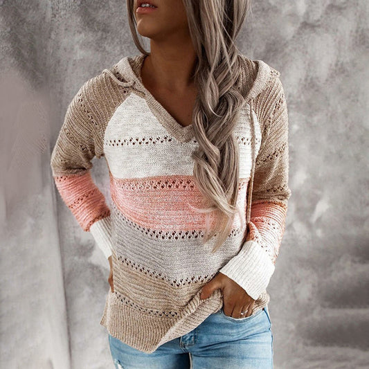 Pull à Col V pour Femme avec Coupe Ample | Idéal pour Toutes Saisons