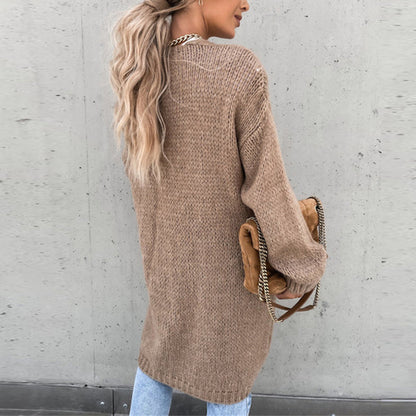 Gilet Long avec Coupe Décontractée pour Femmes | Idéal pour l'Hiver