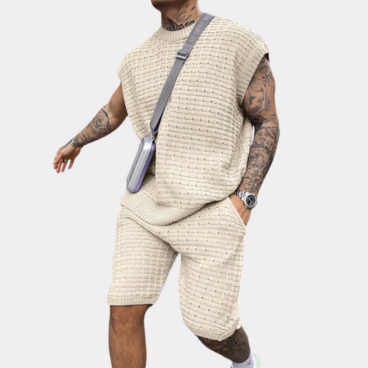 Ensemble Débardeur et Short Droit pour Homme | Idéal Pour Les Activités Quotidiennes