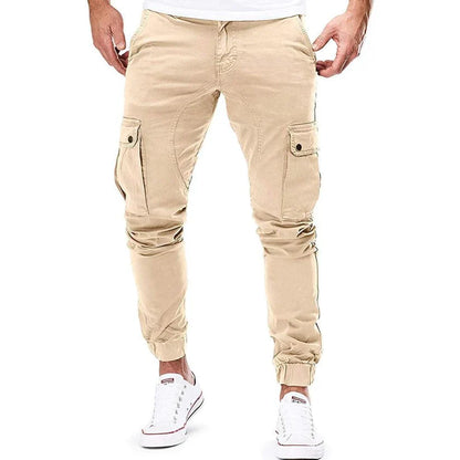 Pantalon Cargo Slim avec Taille Élastique pour Homme | Idéal pour le Quotidien et les Activités Décontractées