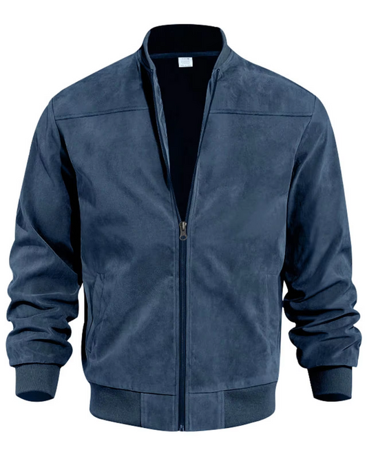 Veste Bomber Classique avec Col Côtelé pour Homme | Idéal pour Le Quotidien
