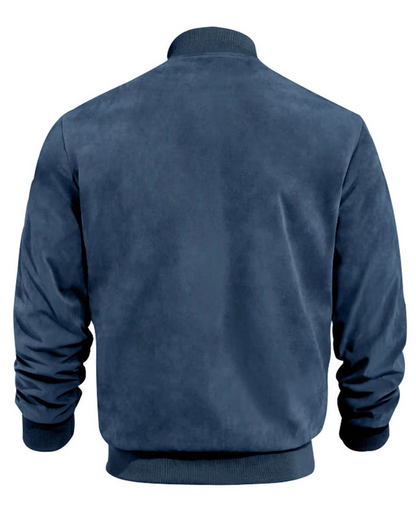 Veste Bomber Classique avec Col Côtelé pour Homme | Idéal pour Le Quotidien