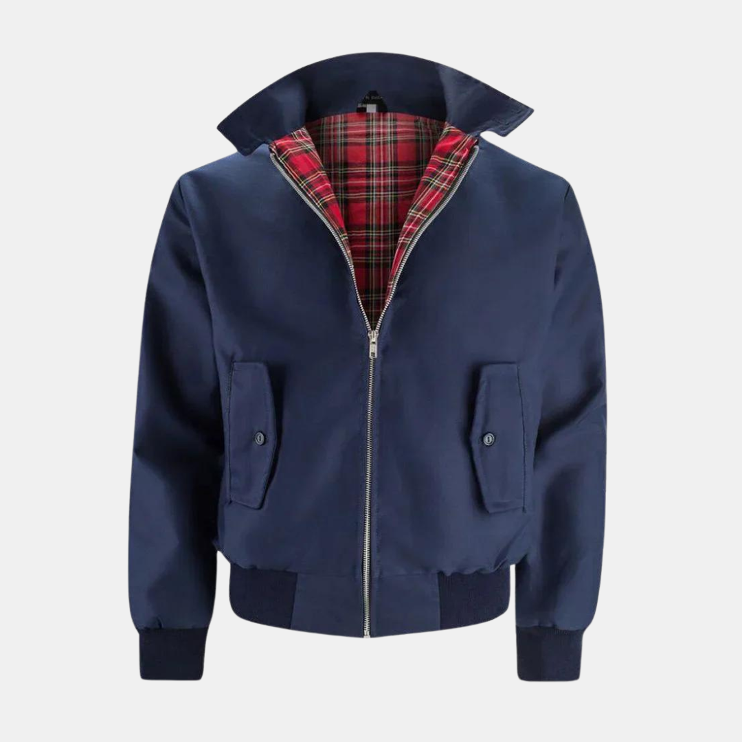 Veste bomber à col montant pour hommes
