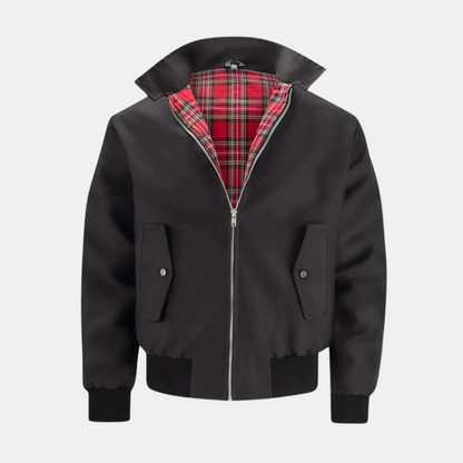 Veste bomber à col montant pour hommes