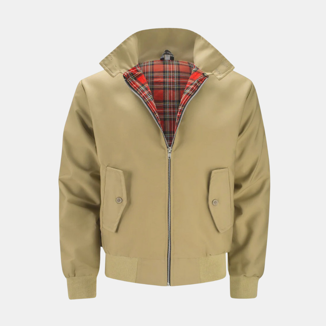 Veste bomber à col montant pour hommes