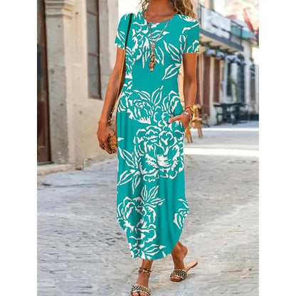 Robe Maxi Noire avec Motifs Traditionnels pour Femme | Idéale pour les Occasions Spéciales