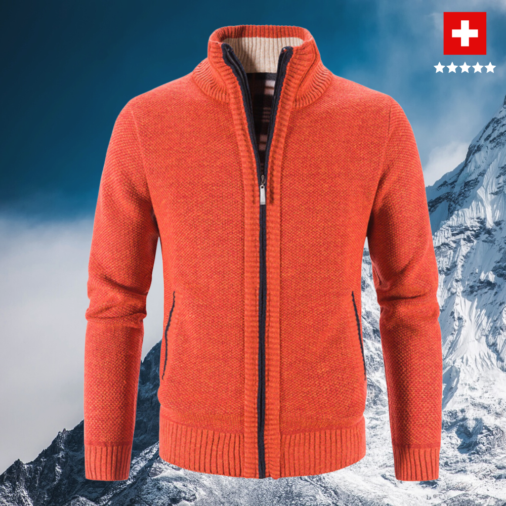 Cardigan D’Hiver avec Coupe Classique pour Homme | Idéal pour Temps Froid