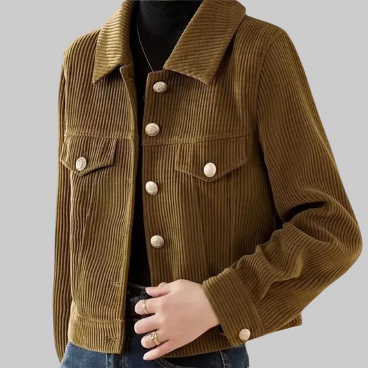 Veste à Coupe Ajustée avec Fermeture Boutonnée pour Femme | Idéale pour la Mi-Saison et le Quotidien