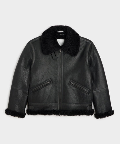 Veste Aviateur Noire pour Hommes | Idéale pour Saison Froide