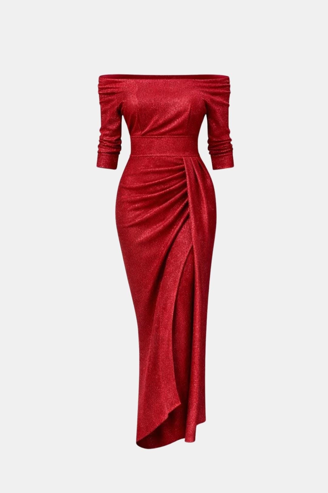 Robe Longue Avec Encolure Épaules Dénudées Pour Femme | Idéale Pour Les Soirées D’été Et Occasions Spéciales