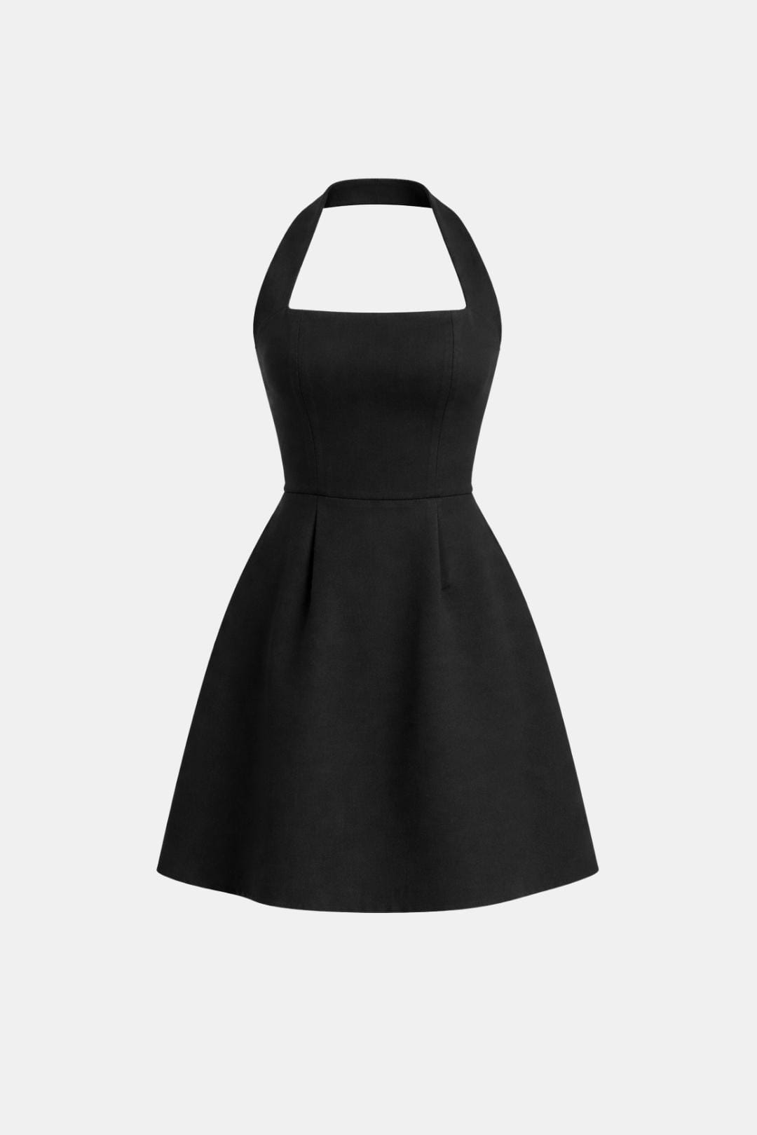 Robe Mini Avec Coupe A-line Et Col Halter Pour Femme | Idéal Pour Été Et Sorties Décontractées