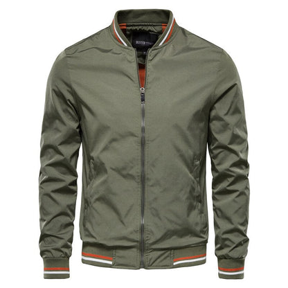 Veste à Capuche avec Détails Bicolores pour Hommes | Idéale pour l’Automne et le Printemps