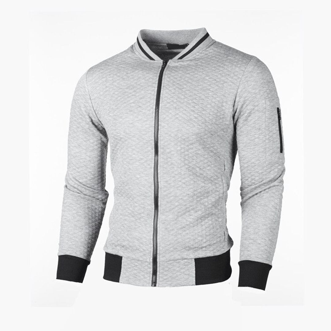 Veste Matelassée Slim Fit Avec Fermeture Zippée Pour Homme | Idéal Pour Les Saisons De Transition