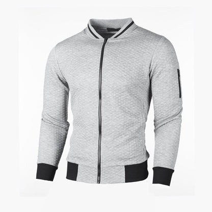 Veste Matelassée Slim Fit Avec Fermeture Zippée Pour Homme | Idéal Pour Les Saisons De Transition