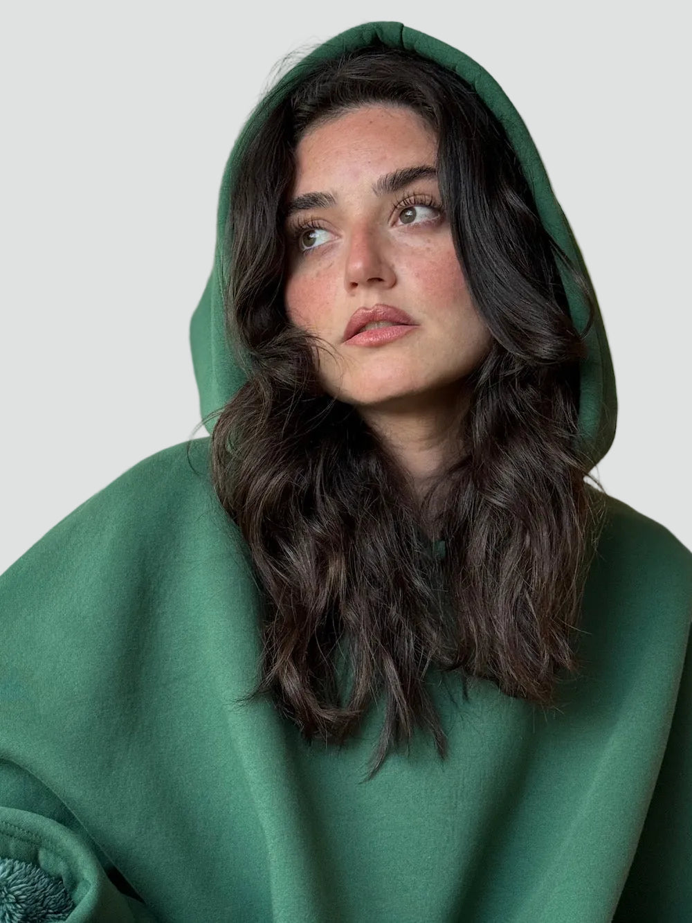 Poncho Oversize À Capuche Pour Femme | Idéal Pour L'automne Et L'hiver